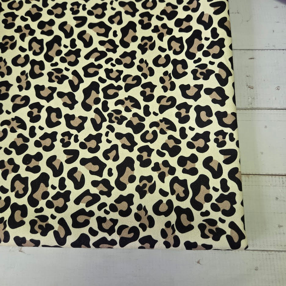 MYO Design - Twill Canvas - Leopard - beige-creme