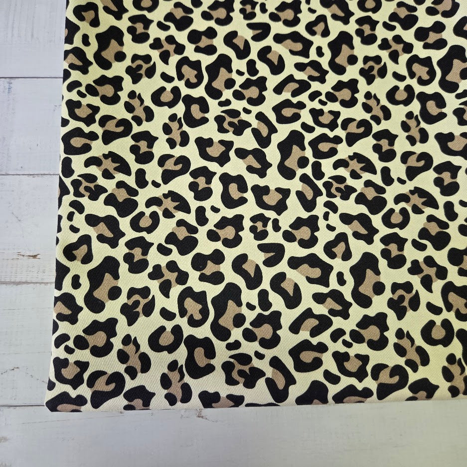 MYO Design - Twill Canvas - Leopard - beige-creme