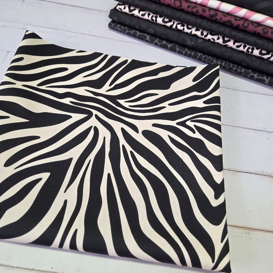 MYO Design - Twill Canvas - Zebra - ecru-schwarz