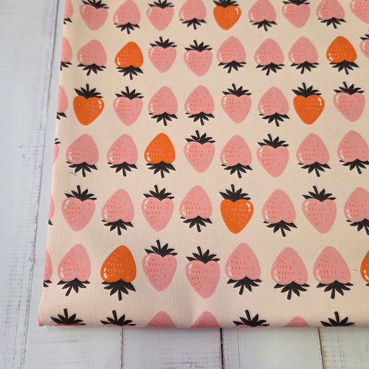 MYO Design - Twill Canvas - Strawberries