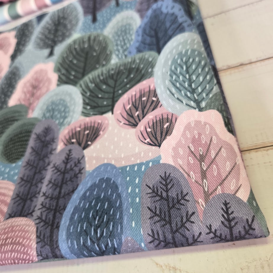 MYO Design - Twill Canvas - Winterwald - pastell