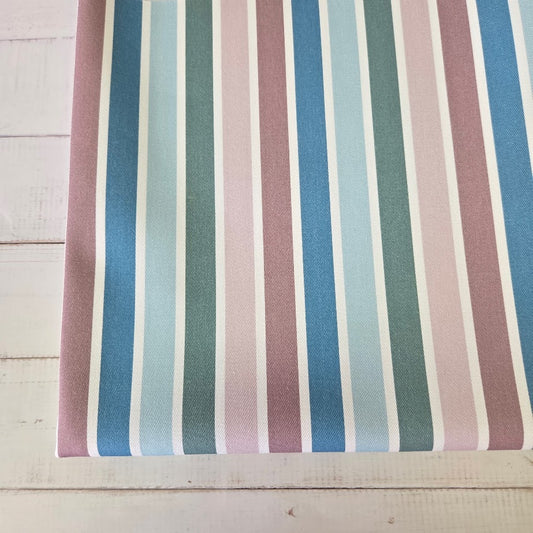 MYO Design - Twill Canvas - Stripes - Pastell white