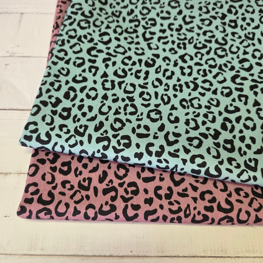 MYO Design - Twill Canvas - Leopard - old rose