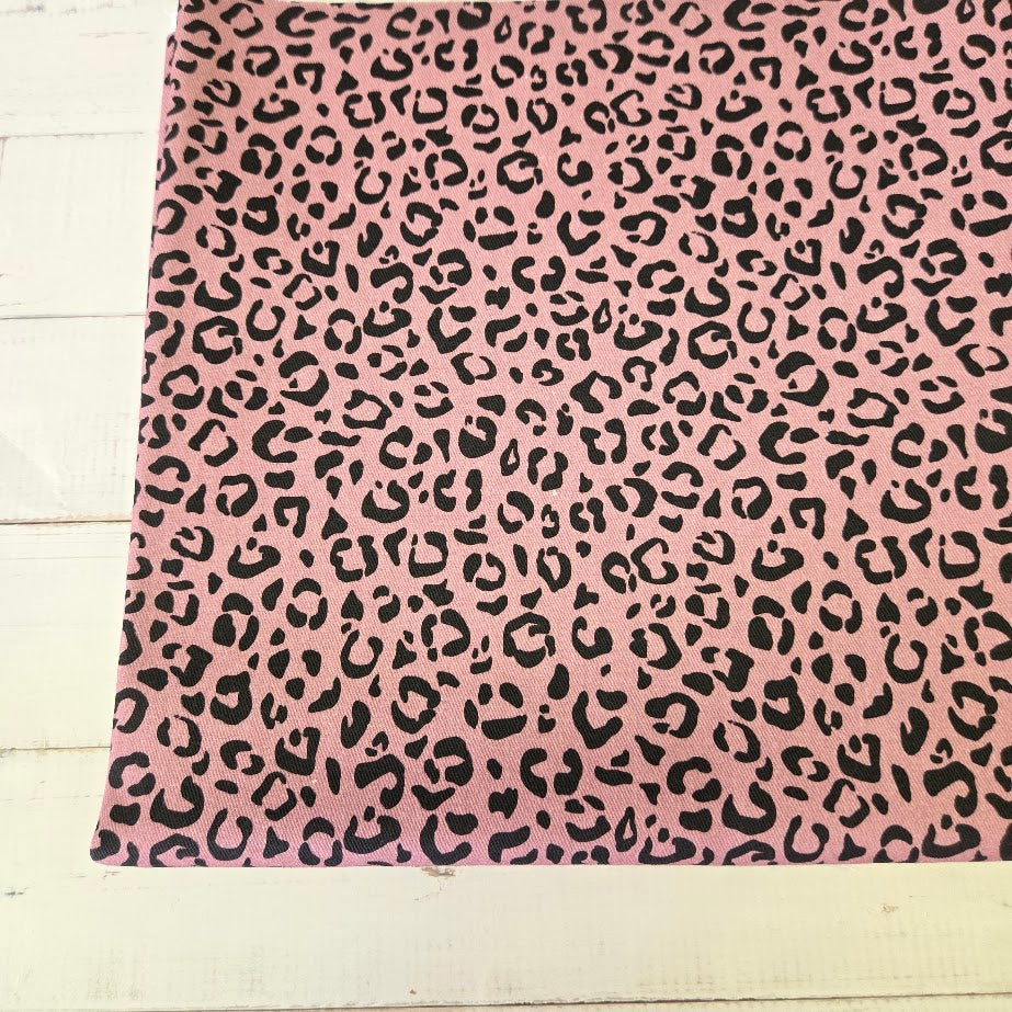 MYO Design - Twill Canvas - Leopard - old rose