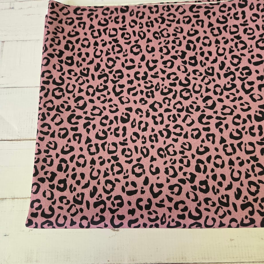 MYO Design - Twill Canvas - Leopard - old rose