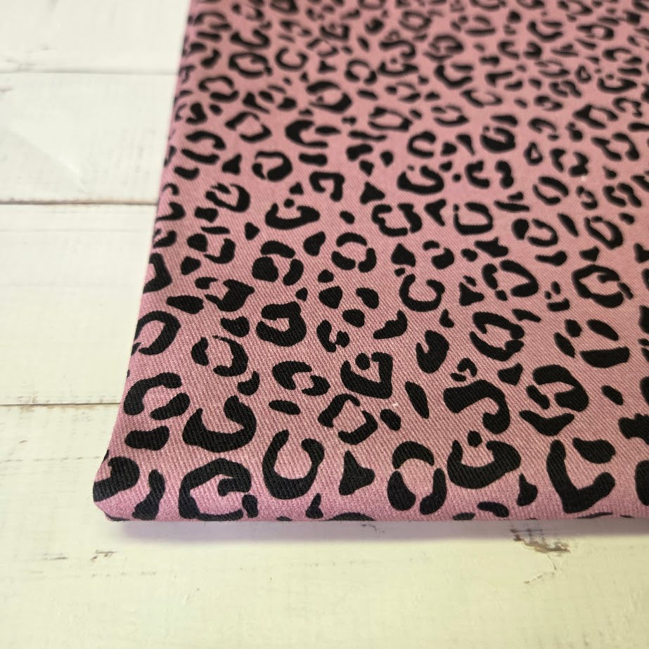 MYO Design - Twill Canvas - Leopard - old rose