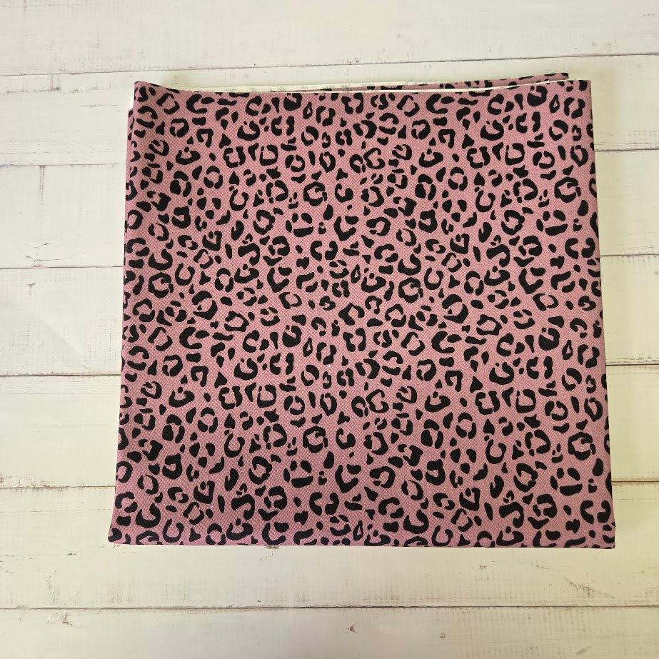 MYO Design - Twill Canvas - Leopard - old rose