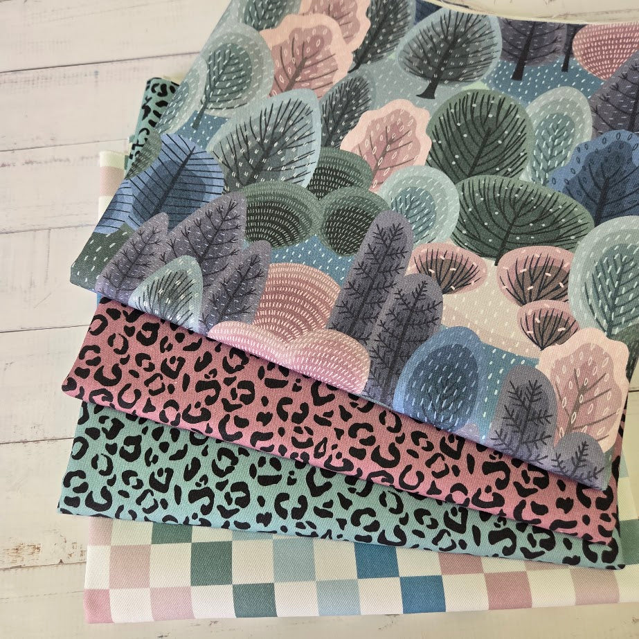 MYO Design - Twill Canvas - Winterwald - pastell