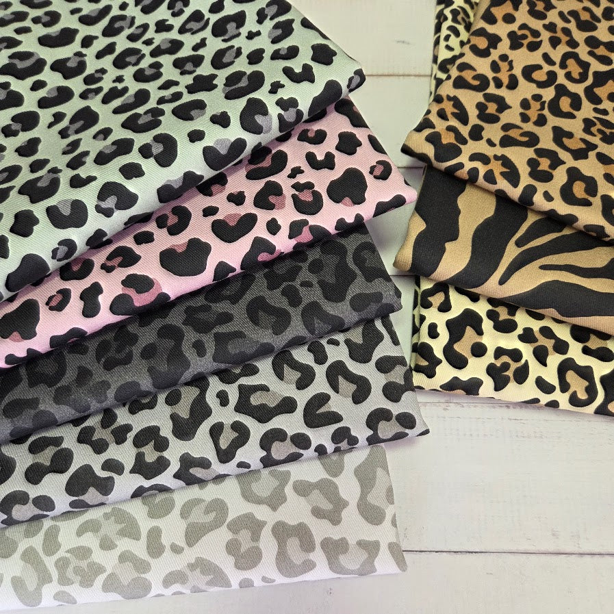 MYO Design - Twill Canvas - Leopard - pale rose