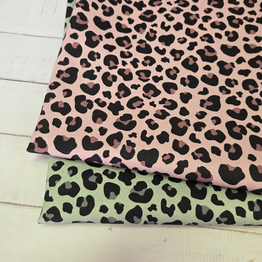 MYO Design - Twill Canvas - Leopard - pale rose