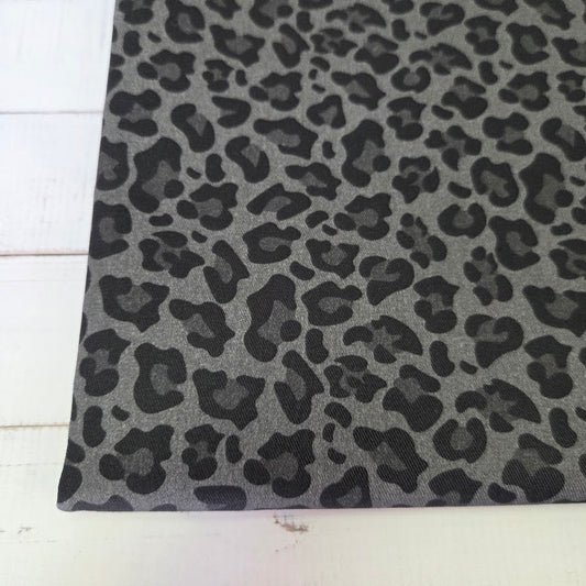 MYO Design - Twill Canvas - Leopard - dunkelgrau