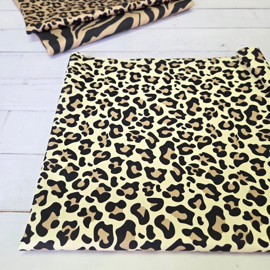 MYO Design - Twill Canvas - Leopard - beige-creme