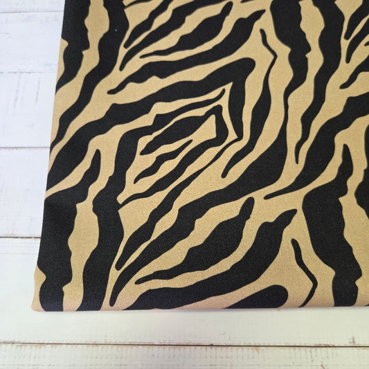 MYO Design - Twill Canvas - Zebra - hellbraun