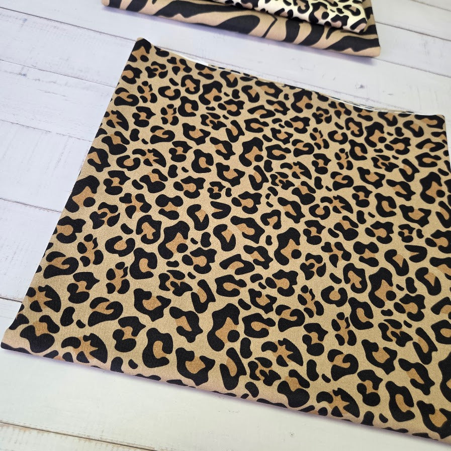 MYO Design - Twill Canvas - Leopard - hellbraun