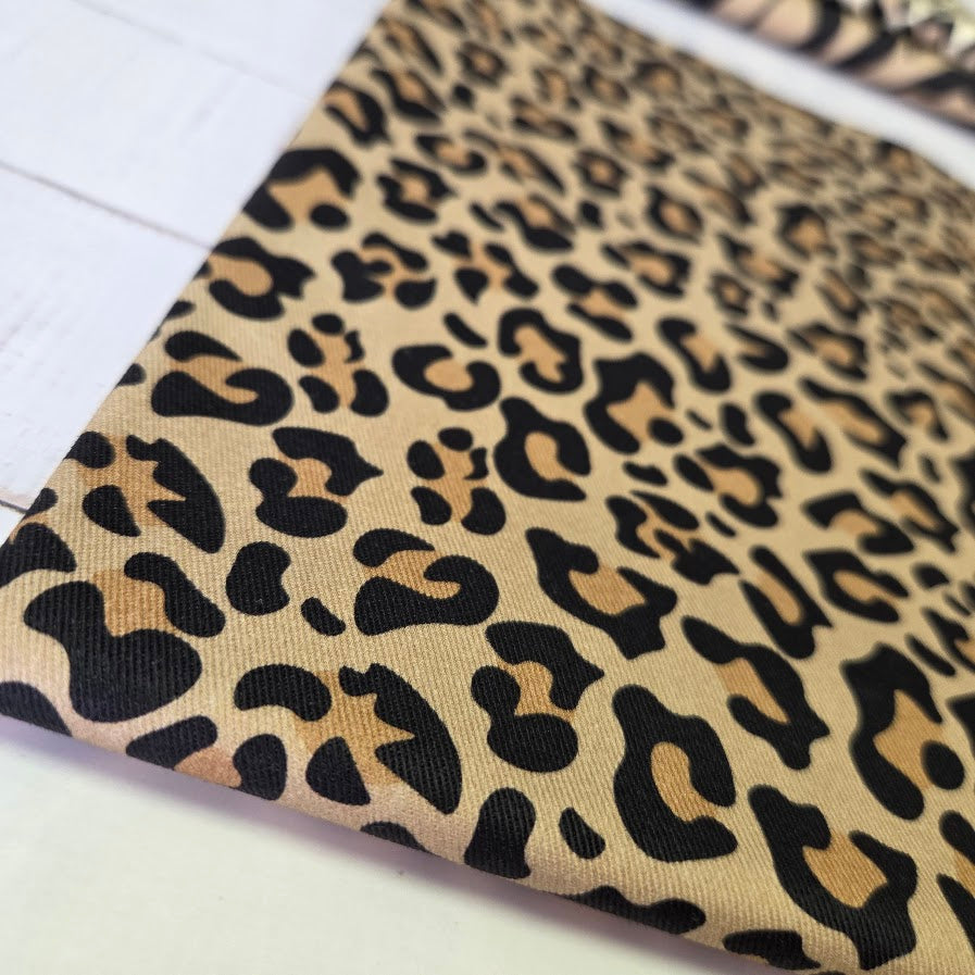MYO Design - Twill Canvas - Leopard - hellbraun