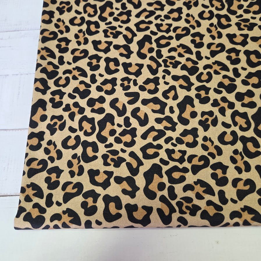 MYO Design - Twill Canvas - Leopard - hellbraun