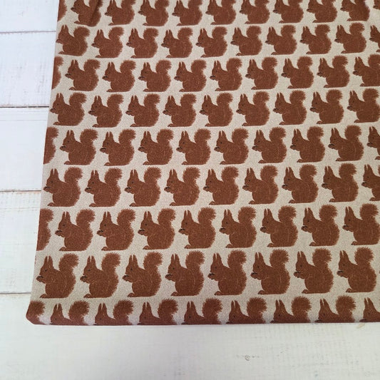MYO Design - Twill Canvas - Stay Wild - Eichhörnchen braun