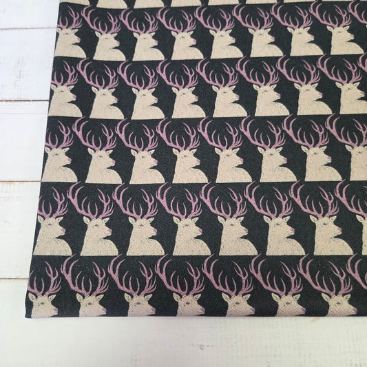 MYO Design - Twill Canvas - Stay Wild - Hirsche dunkelpetrol