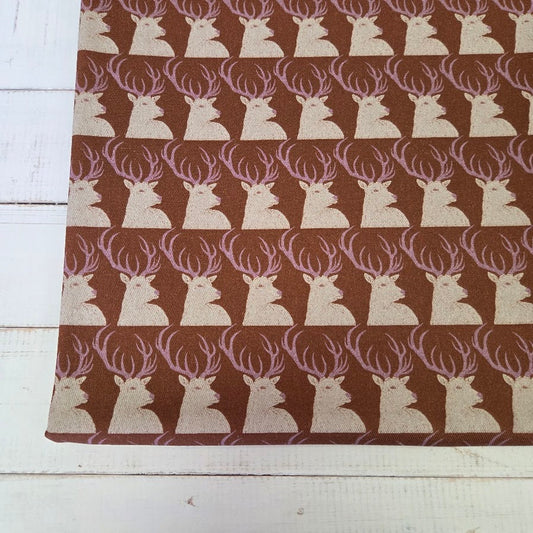 MYO Design - Twill Canvas - Stay Wild - Hirsche braun