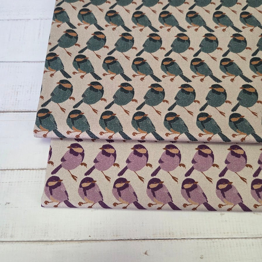 MYO Design - Twill Canvas - Stay Wild - Meisen petrol