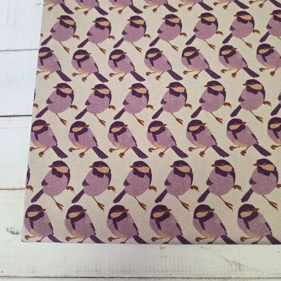 MYO Design - Twill Canvas - Stay Wild - Meisen flieder