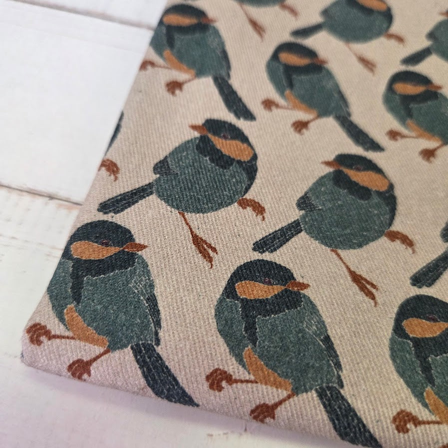 MYO Design - Twill Canvas - Stay Wild - Meisen petrol