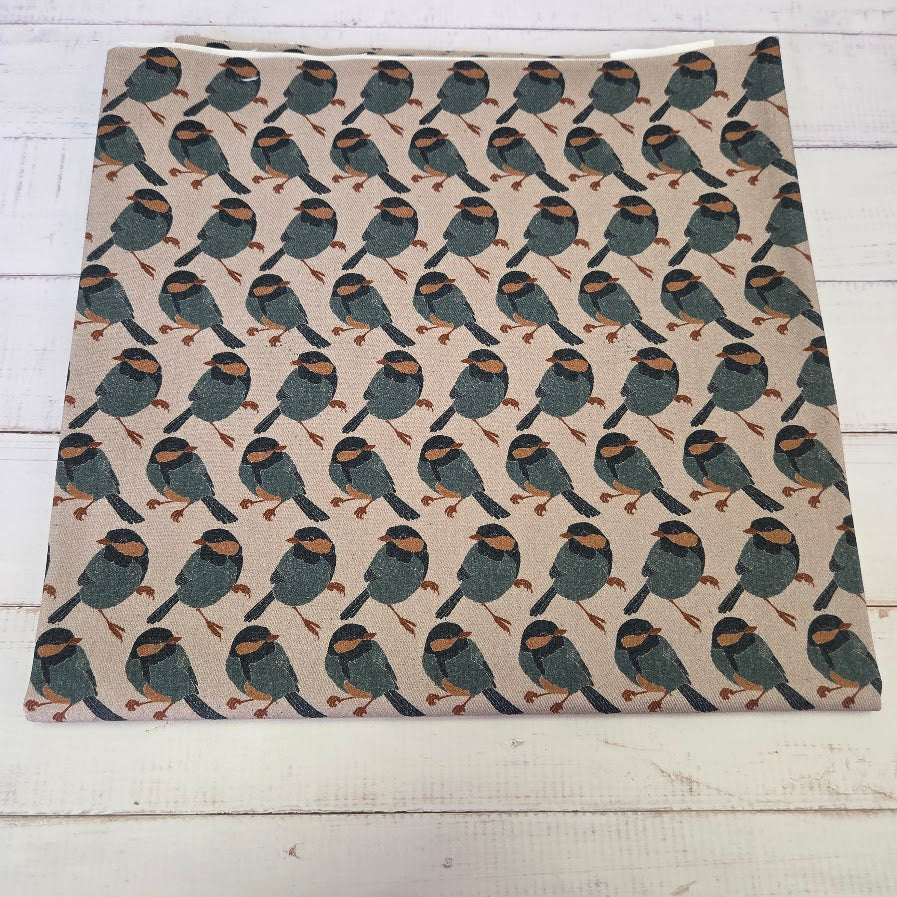 MYO Design - Twill Canvas - Stay Wild - Meisen petrol