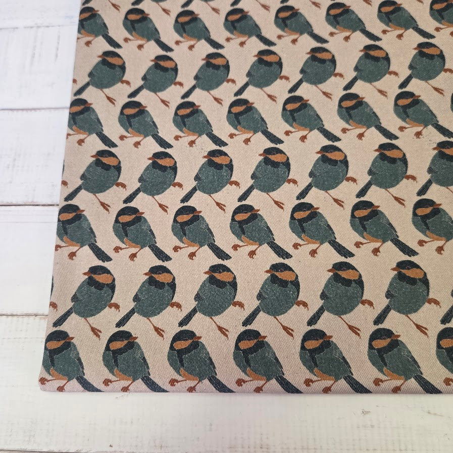 MYO Design - Twill Canvas - Stay Wild - Meisen petrol