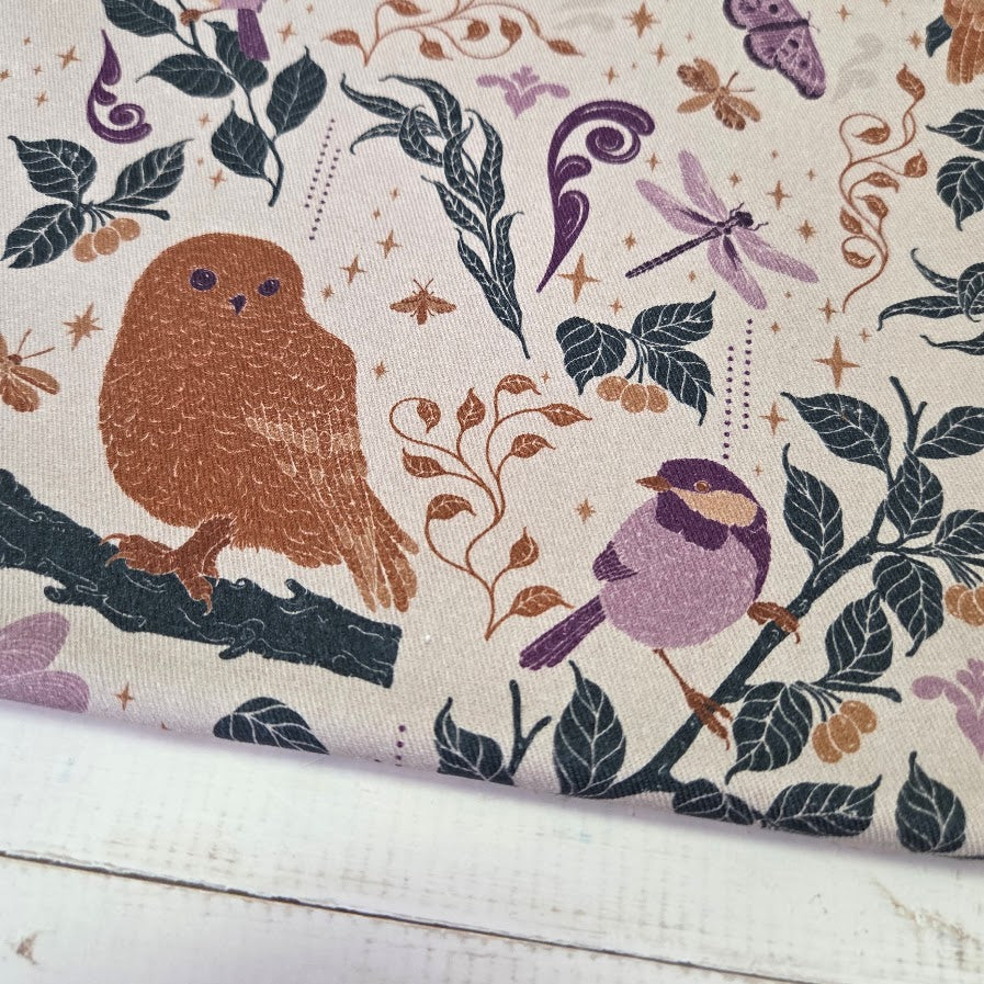 MYO Design - Twill Canvas - Stay Wild - Owls