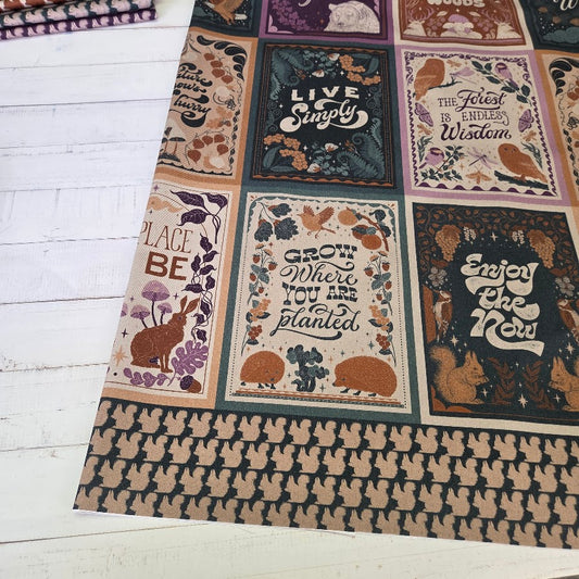 MYO Design - Twill Canvas - Stay Wild - Panels