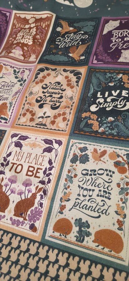 MYO Design - Twill Canvas - Stay Wild - Panels