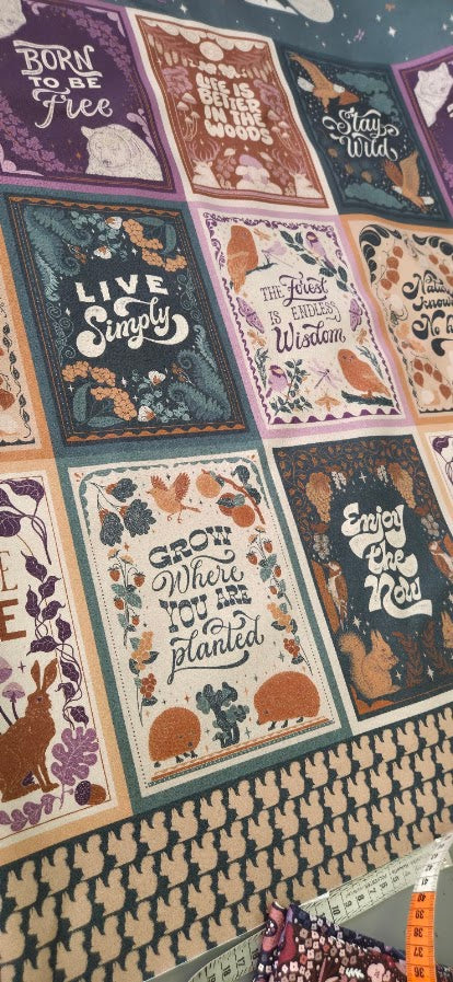 MYO Design - Twill Canvas - Stay Wild - Panels