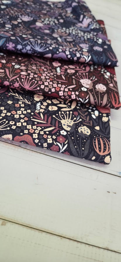 MYO Design - Twill Canvas - Blumenwiese - bloodmoon