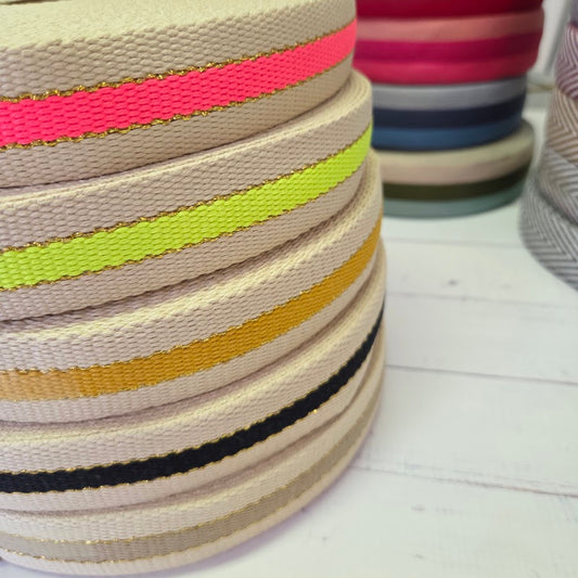 Streifen Gurtband - verschiedene Farben - 30mm