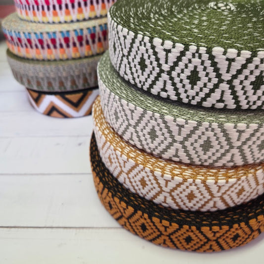 Ethno Gurtband - verschiedene Farben - 38mm
