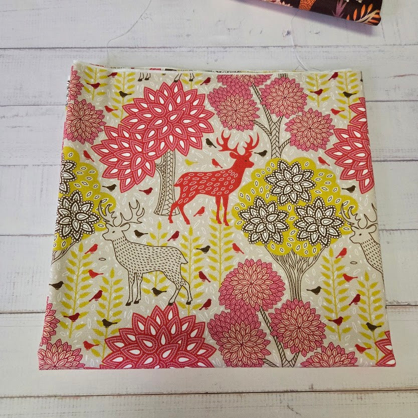 MYO Design - Twill Canvas - Zauberwald - rot-gelb