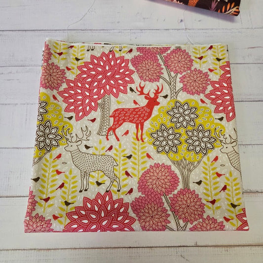 MYO Design - Twill Canvas - Zauberwald - rot-gelb