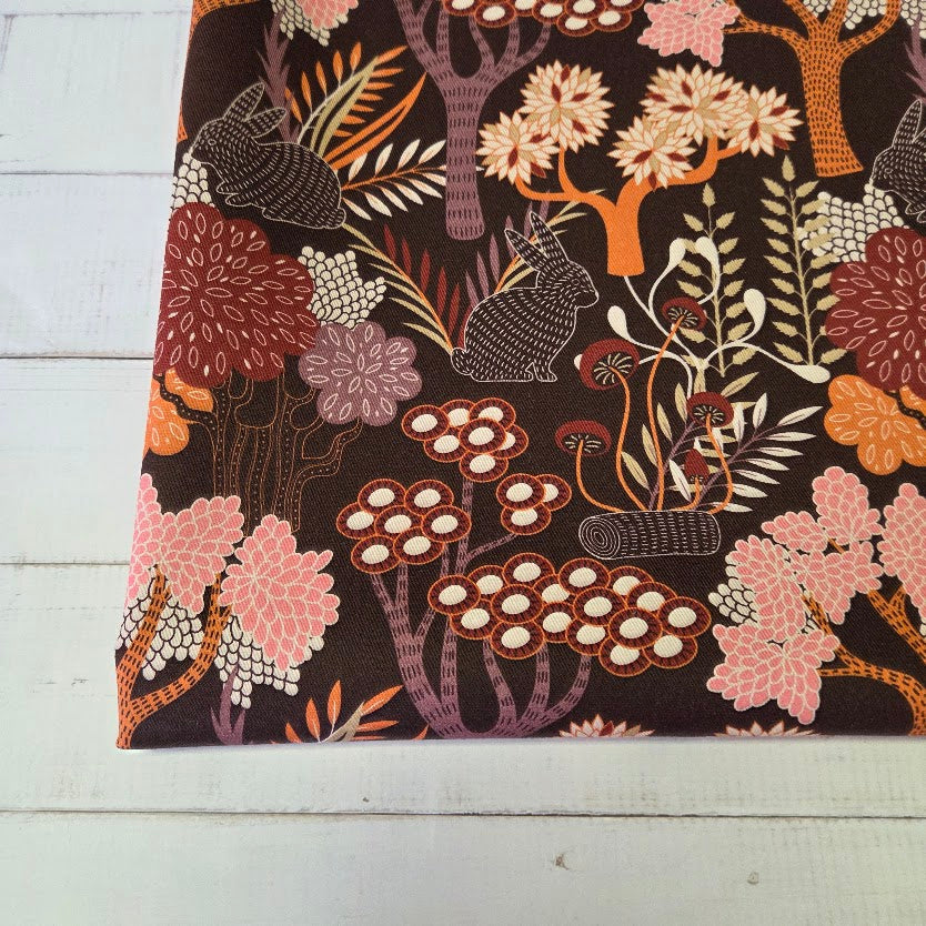 MYO Design - Twill Canvas - Zauberwald - dunkelbraun