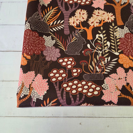 MYO Design - Twill Canvas - Zauberwald - dunkelbraun