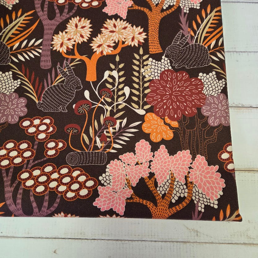 MYO Design - Twill Canvas - Zauberwald - dunkelbraun