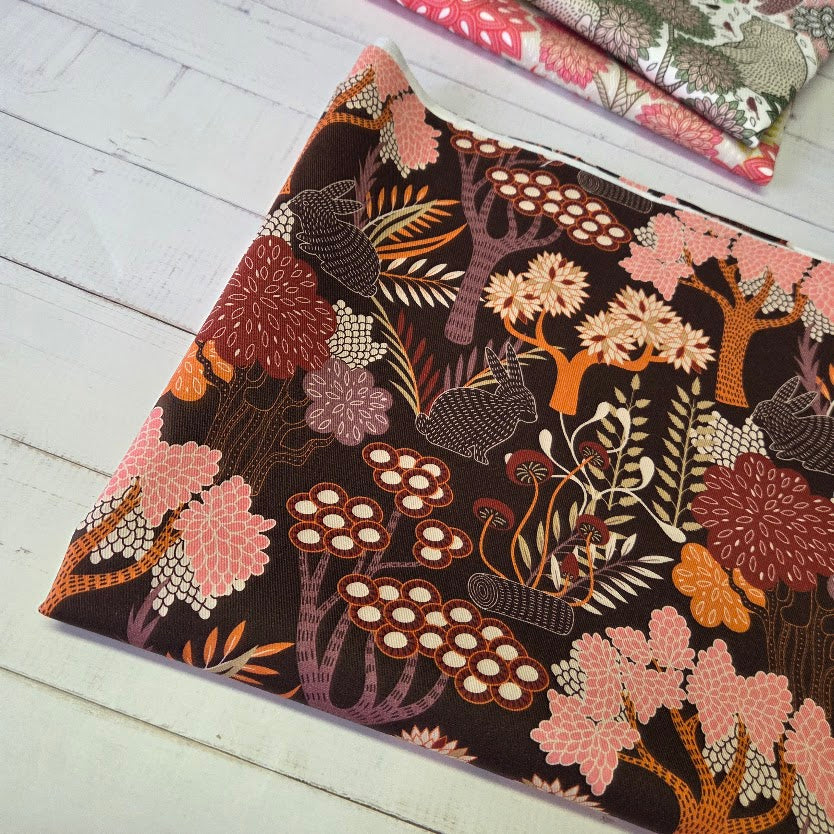 MYO Design - Twill Canvas - Zauberwald - dunkelbraun