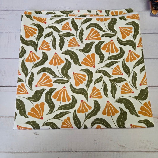 MYO Design - Twill Canvas - Echinacea - orange-grün