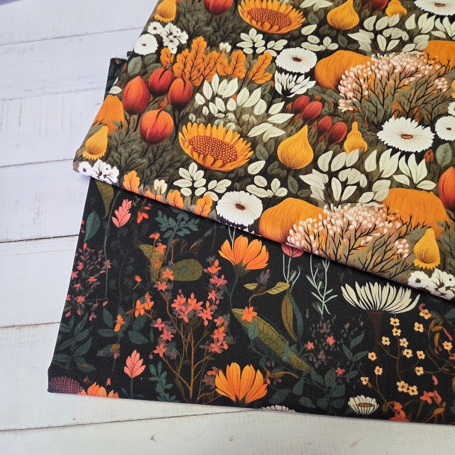 MYO Design - Twill Canvas - Herbstwiese - orange