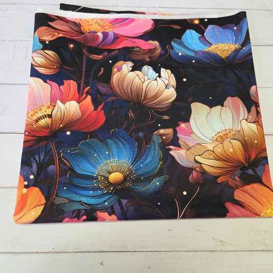 MYO Design - Twill Canvas - Rainbow Flowers