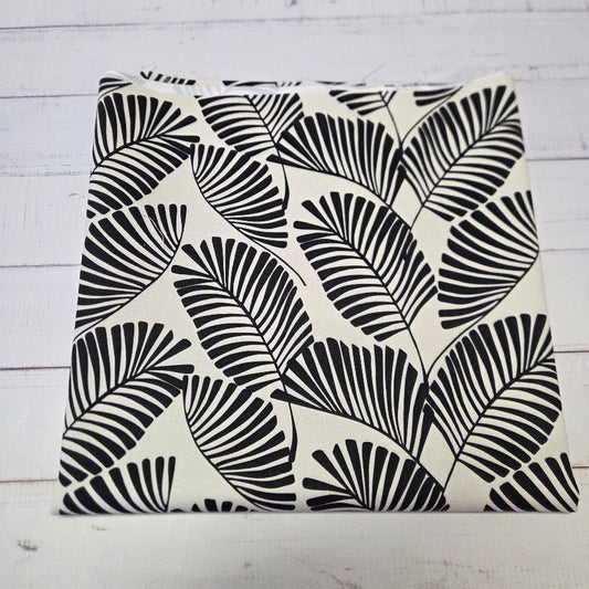 MYO Design - Twill Canvas - Leaf - schwarz-weiss