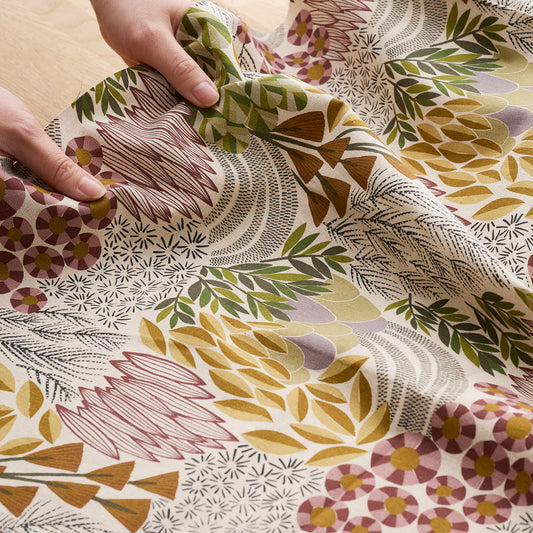 Kokka Bookhou Canvas - Bloom light beige