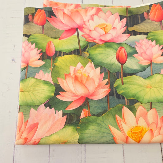 MYO Design - Twill Canvas - Seerosen