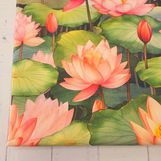 MYO Design - Twill Canvas - Seerosen