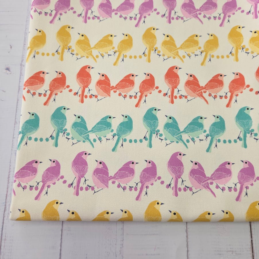 MYO Design - Twill Canvas - Rainbow Birds