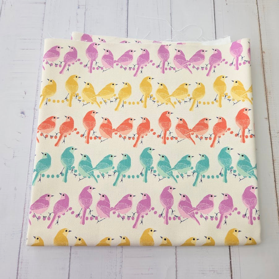 MYO Design - Twill Canvas - Rainbow Birds